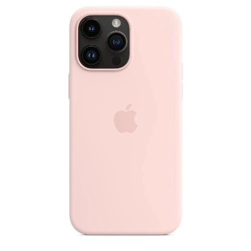 iPhone 14 Pro Max Silicon Case, Chalk Pink, розовый