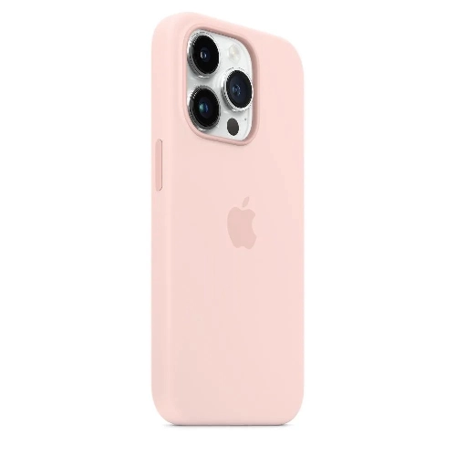 iPhone 14 Pro Max Silicon Case, Chalk Pink, розовый