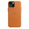  iPhone 13 Leather Case, Golden Brown