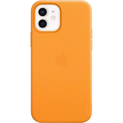 iPhone 12 /12 Pro Leather Case, California Poppy