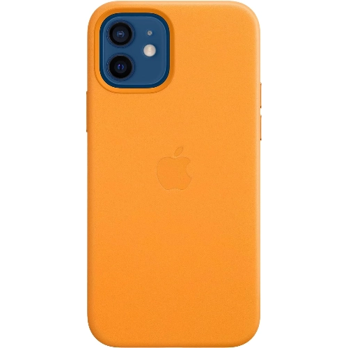 iPhone 12 /12 Pro Leather Case, California Poppy