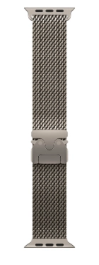  AW Ultra Natural Titanium Milanese Loop (L) (MXKE3)