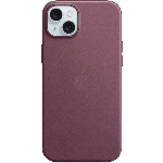 Чехол iPhone 15 FineWoven Case MagSafe, Mulberry, бордовый