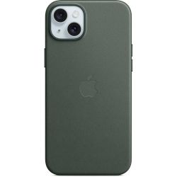 Чехол iPhone 15 FineWoven Case MagSafe, Evergreen, зеленый
