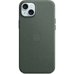Чехол iPhone 15 Plus FineWoven Case MagSafe, Evergreen, зеленый