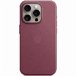 Чехол iPhone 15 Pro FineWoven Case MagSafe, Mulberry, бордовый