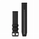 Ремешок Garmin Quick Release Band (18 mm) WHITE SILICONE WITH BLACK HARDWARE