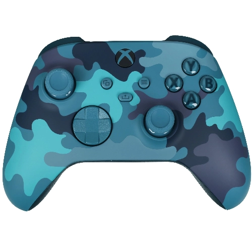 Геймпад Microsoft Xbox, Mineral Camo, голубой камуфляжный