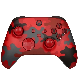 Геймпад Microsoft Xbox, Daystrike Camo, красный камуфляжный