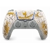 Геймпад PS5 Sony Dualsense, Ghost of Yotei, Gold, белый/золотистый