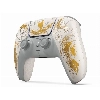 Геймпад PS5 Sony Dualsense, Ghost of Yotei, Gold, белый/золотистый