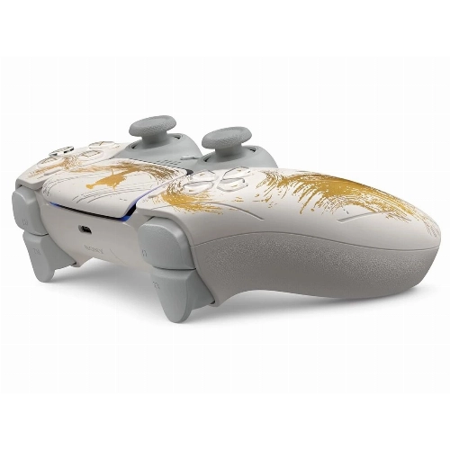 Геймпад PS5 Sony Dualsense, Ghost of Yotei, Gold, белый/золотистый