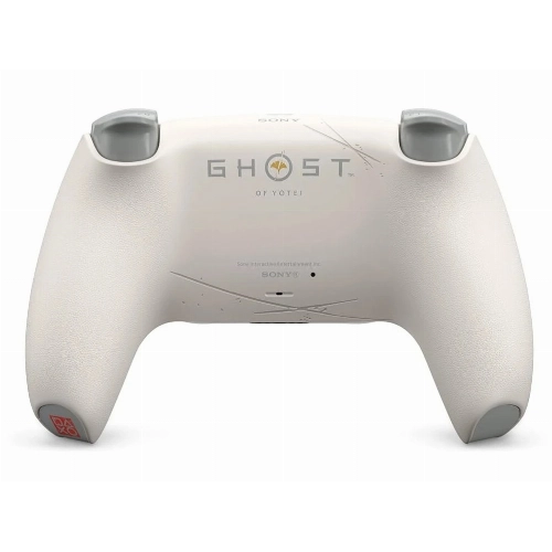 Геймпад PS5 Sony Dualsense, Ghost of Yotei, Gold, белый/золотистый