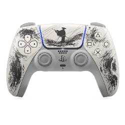Геймпад PS5 Sony Dualsense, Ghost of Yotei Black, белый/черный