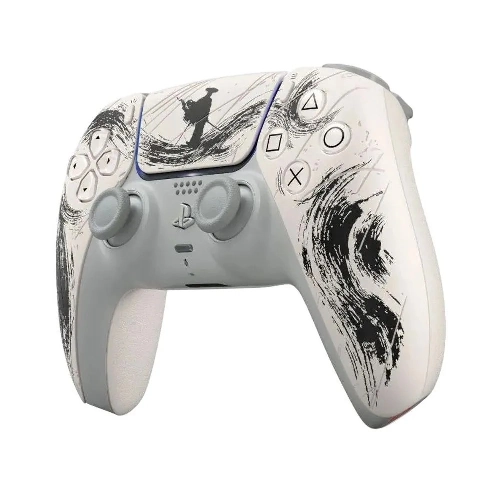 Геймпад PS5 Sony Dualsense, Ghost of Yotei Black, белый/черный