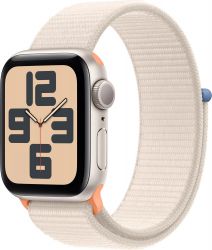 Умные часы Apple Watch Series SE Gen 2 44 мм, Aluminium Case, Starlight, Сияющая Звезда