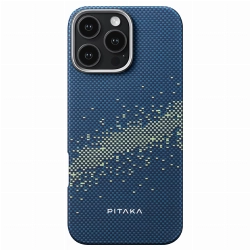 Чехол 16 Pro Max Pitaka StarPeak Tactile Woven Case, Milky Way Galaxy, млечный путь