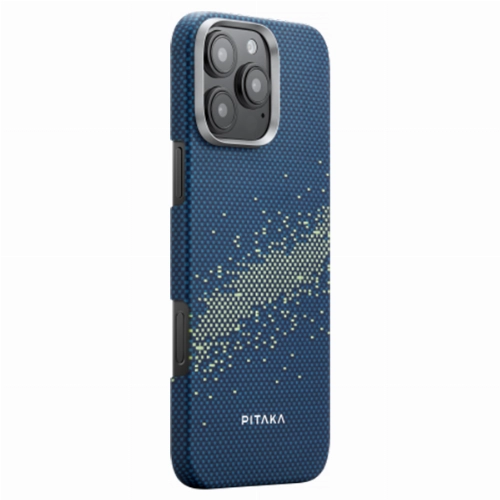 Чехол 16 Pro Max Pitaka StarPeak Tactile Woven Case, Milky Way Galaxy, млечный путь