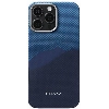 Чехол 16 Pro Max Pitaka StarPeak Tactile Woven Case, Over The Horizon, синий