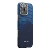 Чехол 16 Pro Max Pitaka StarPeak Tactile Woven Case, Over The Horizon, синий