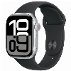 Умные часы Apple Watch Series 10 42 мм, S/M 130–200 мм, Silver Aluminum Case, Black Sport Band