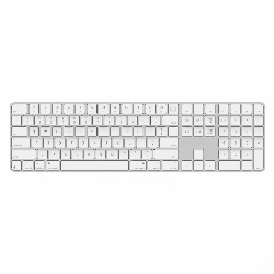 Клавиатура Apple Magic Keyboard with Touch ID and Numeric Keypad USB–C (MXK73), White, белый