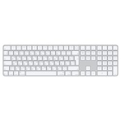 Клавиатура Apple Magic Keyboard with Touch ID and Numeric Keypad USB–C (MXK73RS/A), White, белый