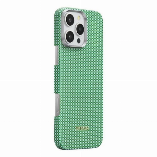 Чехол 16 Pro Max Pitaka Ultra-Slim Case, Forest Green, зеленый