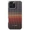 Чехол 16 Pro Max Pitaka Tactile Woven case, Sunset, коричневый