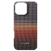 Чехол 16 Pro Max Pitaka Tactile Woven case, Sunset, коричневый