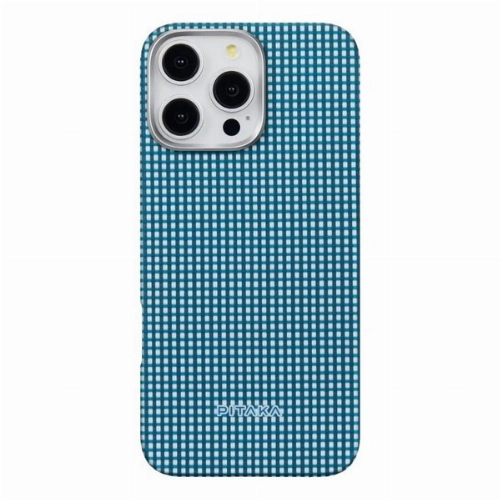 Чехол 16 Pro Max Pitaka Ultra-Slim Case, Ocean Blue, голубой