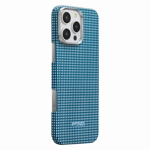 Чехол 16 Pro Max Pitaka Ultra-Slim Case, Ocean Blue, голубой