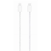 Кабель USB Type-C - Type-C, Wooven Cable (MQKJ3ZM/A), 60 Вт, 1 м, White, белый