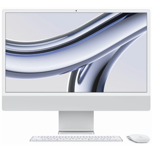 Моноблок iMac 24 M3 (MR7E3) 16/512 ГБ, серебристый