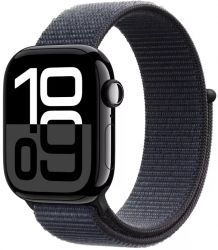 Умные часы Apple Watch Series 10 46 мм, Aluminium Case GPS, Sport Loop, Black