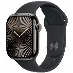 Умные часы Apple Watch Series 10 42 мм, M/L 140-245 мм, Titanium Case GPS+Cellular, Black