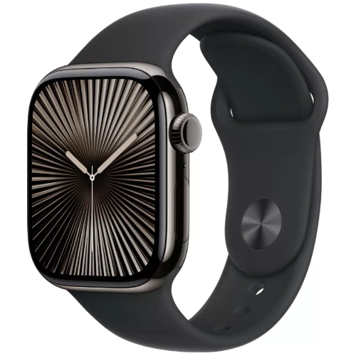 Умные часы Apple Watch Series 10 42 мм, M/L 140-245 мм, Titanium Case GPS+Cellular, Black