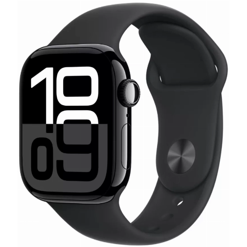 Умные часы Apple Watch Series 10 42 мм, S/M 130–200 мм, Aluminium Case GPS, Jet Black