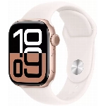 Умные часы Apple Watch Series 10 46 мм, M/L 140-245 мм, Aluminium Case GPS, Rose Gold