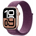 Умные часы Apple Watch Series 10 46 мм, Aluminium Case GPS, Sport Loop, Rose Gold