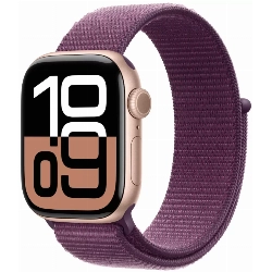 Умные часы Apple Watch Series 10 46 мм, Aluminium Case GPS, Sport Loop, Rose Gold