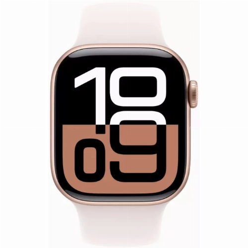 Умные часы Apple Watch Series 10 46 мм, M/L 140-245 мм, Aluminium Case GPS, Rose Gold