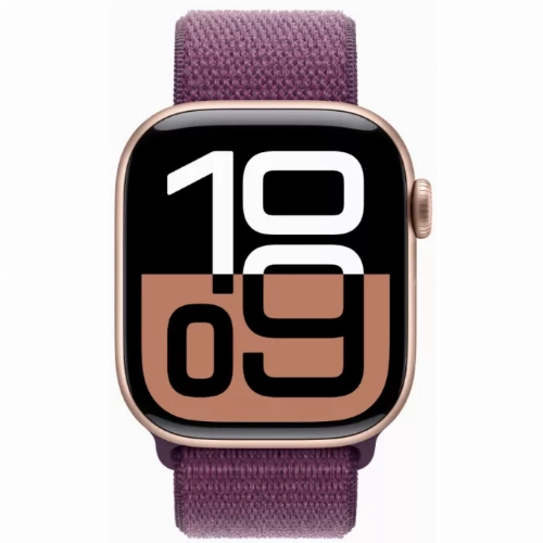 Умные часы Apple Watch Series 10 46 мм, Aluminium Case GPS, Sport Loop, Rose Gold