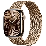 Умные часы Apple Watch Series 10 46 мм, S/M 130-180 мм, Titanium Case Cellular, Milanese Loop, Gold