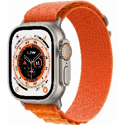 Apple Watch Ultra GPS + Cellular, 49 мм, корпус из титана, ремешок Alpine оранжевого цвета, размер S