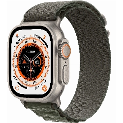 Apple Watch Ultra GPS + Cellular, 49 мм, корпус из титана, ремешок Alpine зеленого цвета, размер L