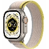 Apple Watch Ultra GPS + Cellular, 49 мм, корпус из титана, ремешок Trail желтого/бежевого цвета, размер S/M
