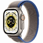 Apple Watch Ultra GPS + Cellular, 49 мм, корпус из титана, ремешок Trail синего/серого цвета, размер S/M
