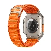 Apple Watch Ultra GPS + Cellular, 49 мм, корпус из титана, ремешок Alpine оранжевого цвета, размер L