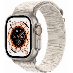 Apple Watch Ultra GPS + Cellular, 49 мм, корпус из титана, ремешок Alpine цвета «сияющая звезда», размер M